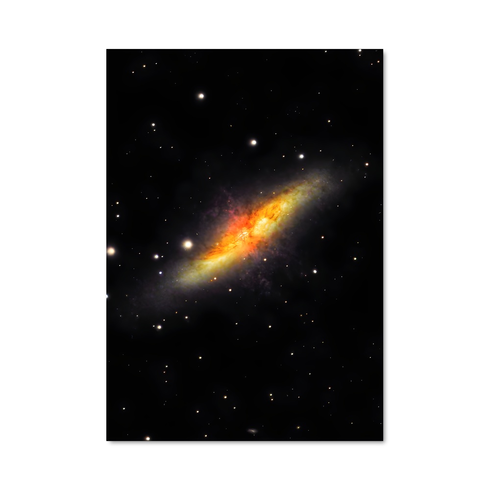 Poster splendide galaxie Cigare